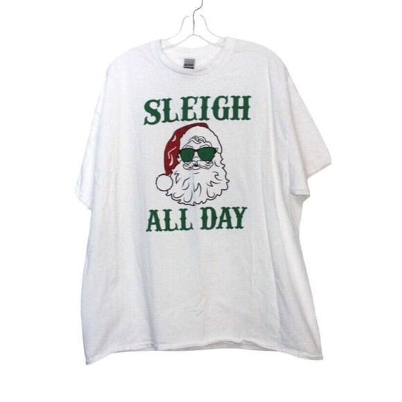 Gildan Heavyweight Cotton T Shirt Sleigh All Day Short Sleeves 2XL - Picture 3 of 5